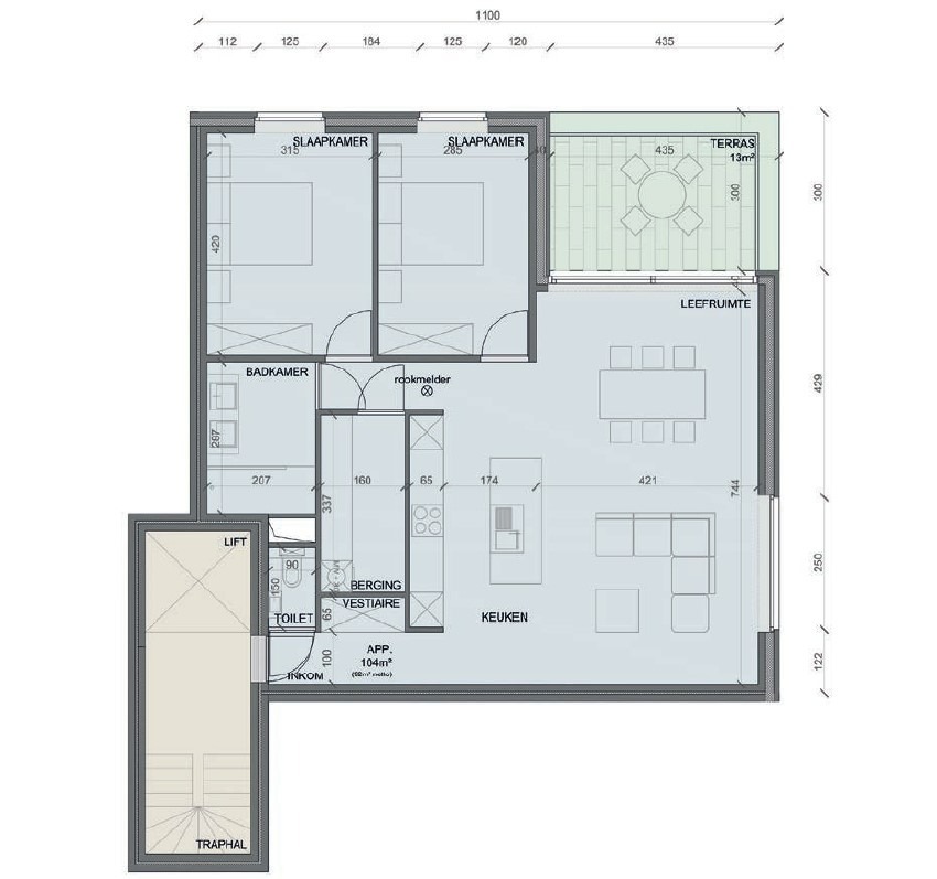 Prachtig nieuwbouwappartement op unieke ligging te Houthulst 