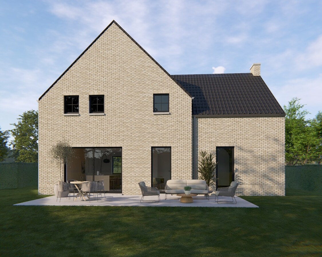 Stijlvolle Bijna Energie Neutrale nieuwbouwwoning op een perceel van 8a41ca gelegen op een zeer rustige locatie! 
