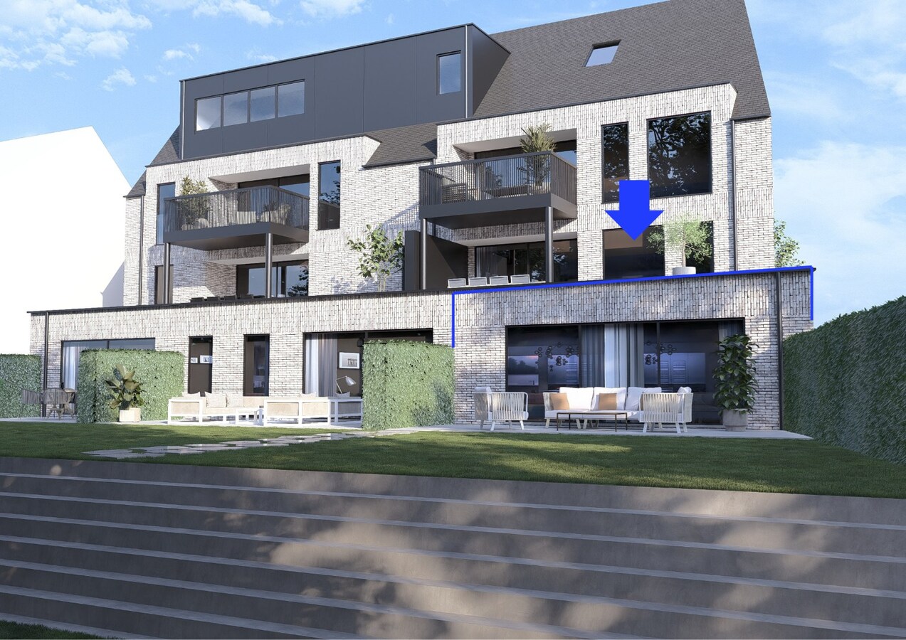 Gelijkvloers BEN-appartement op een rustige locatie nabij het centrum van Genk! 