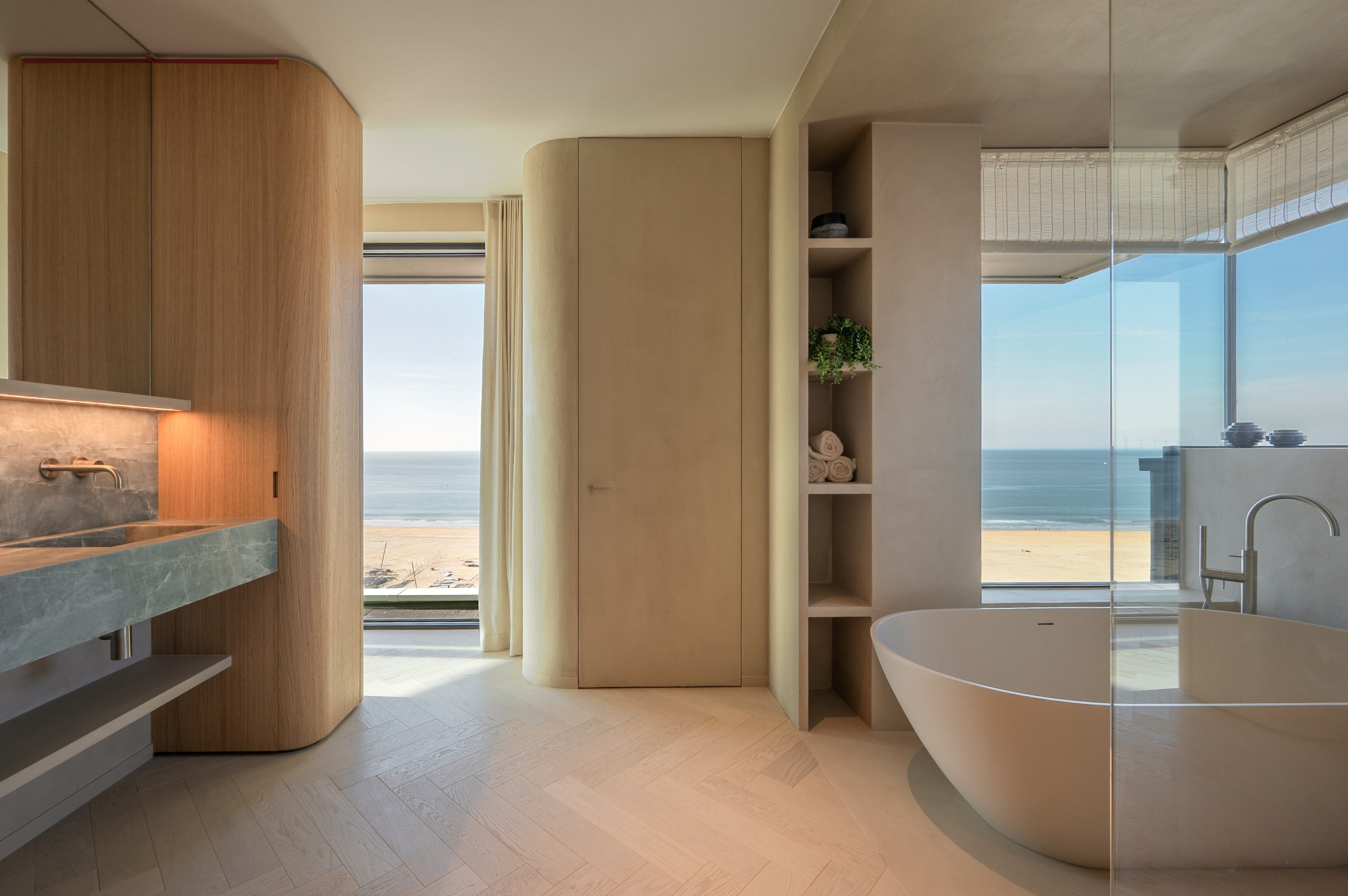 Appartement en duplex exceptionnel à vendre avec vue panoramique dans la résidence Duinrésidence. 