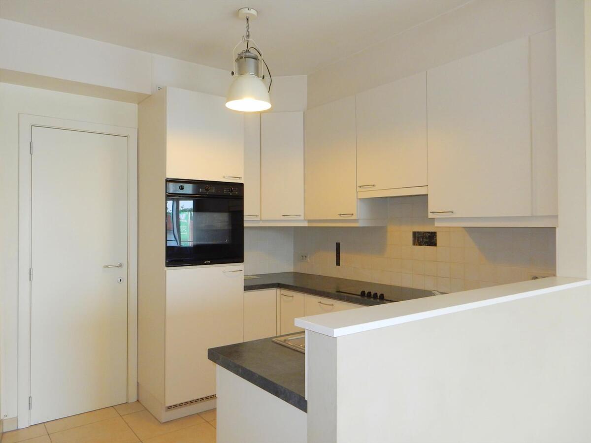 Lichtrijk appartement met groot terras en garagebox 