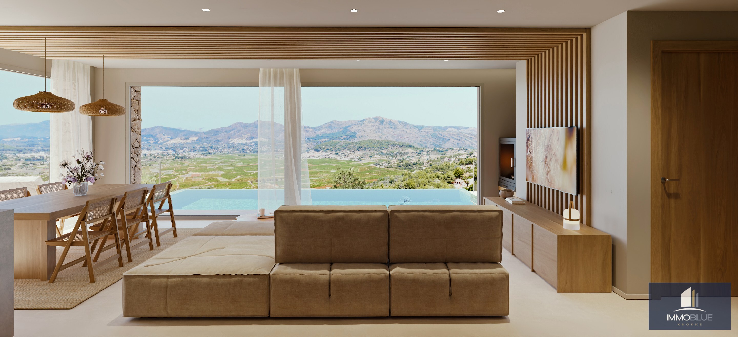 Rustige villa tussen de bergen en de wijngaarden. 