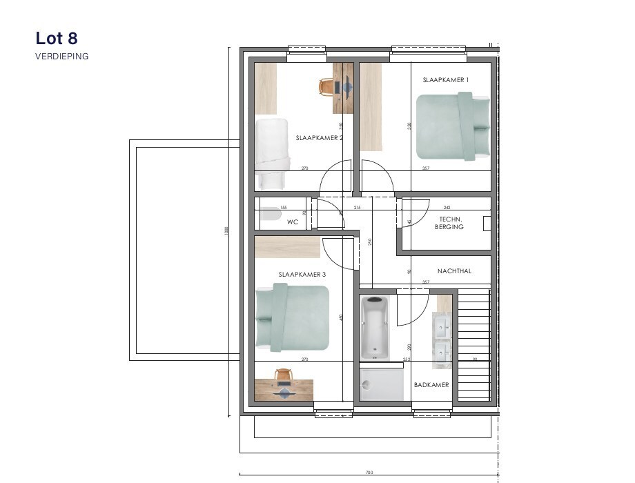 Moderne nieuwbouwwoning te Melle (Merelbeke) 