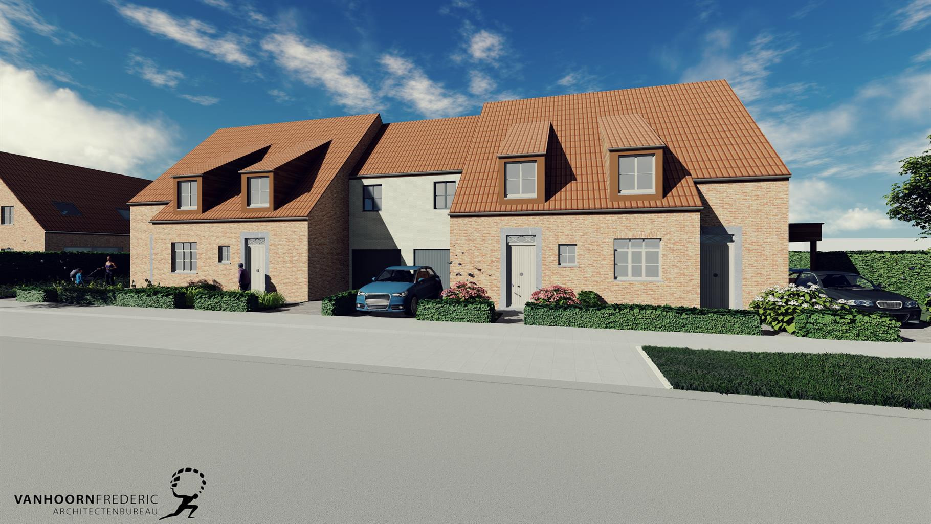 Nieuw kleinschalig verkaveling met 8 woningen rustige gelegen te Koksijde. 