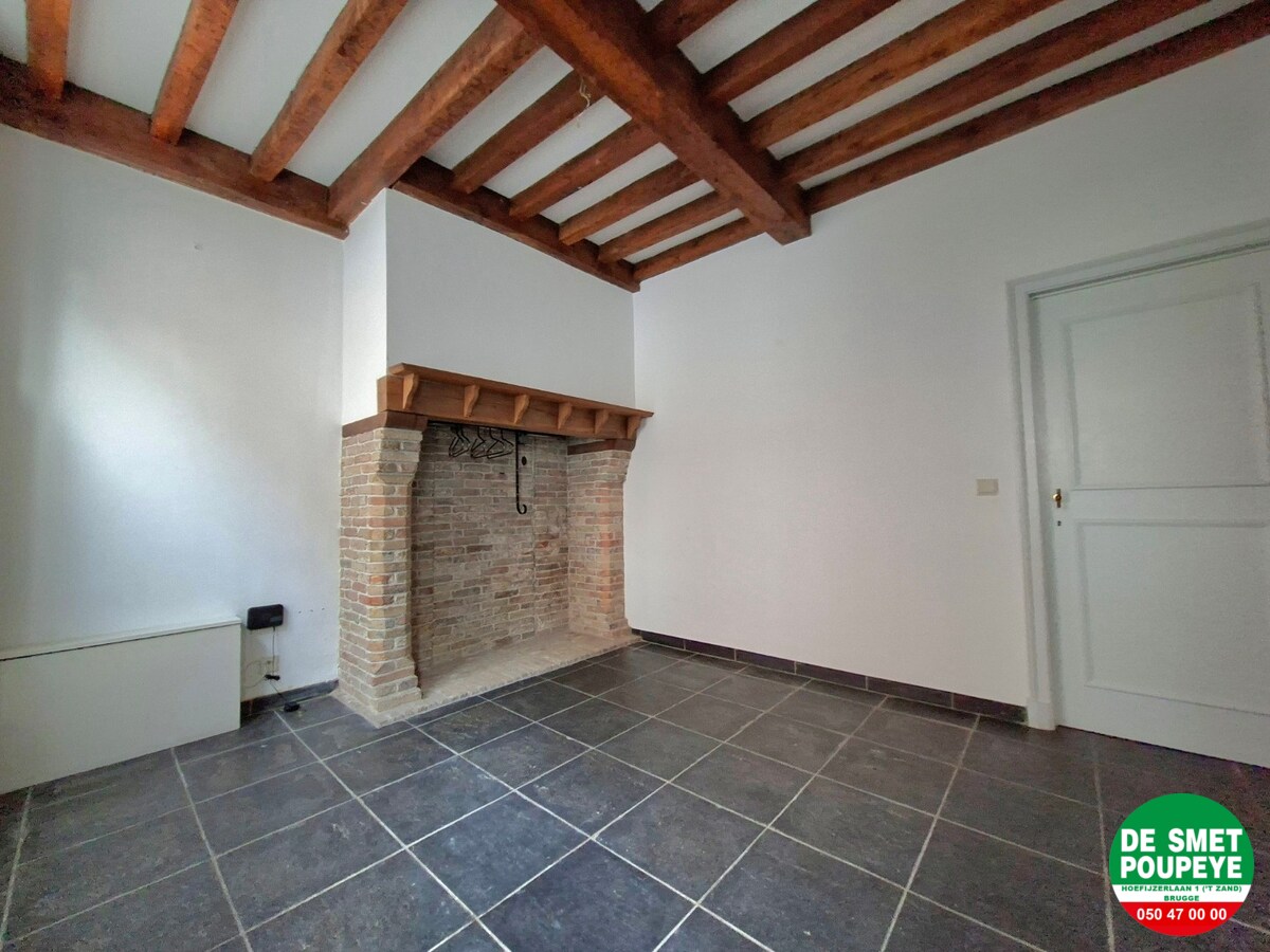 Typische Brugse woning met binnenpatio/tuintje 