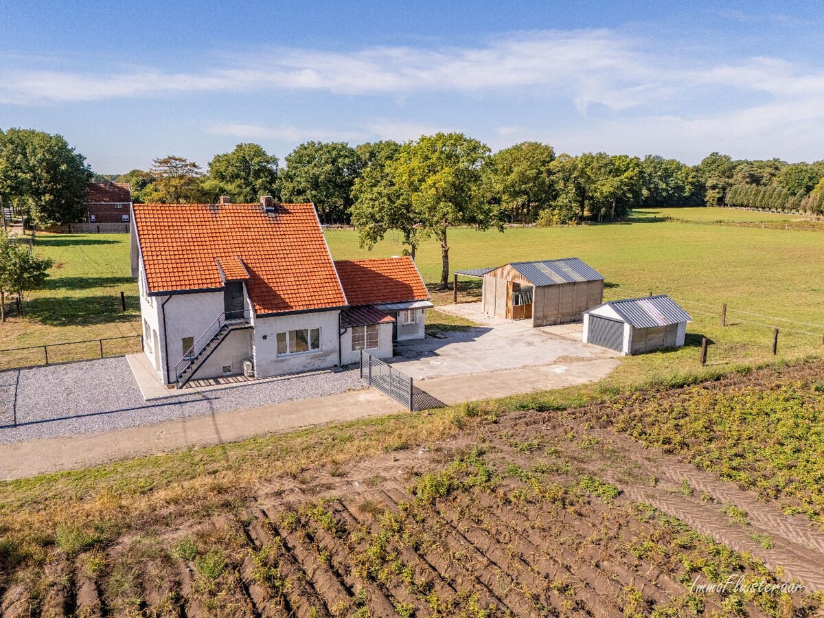 Veelzijdige woning met paardenstallen op ca. 2ha te Helchteren 