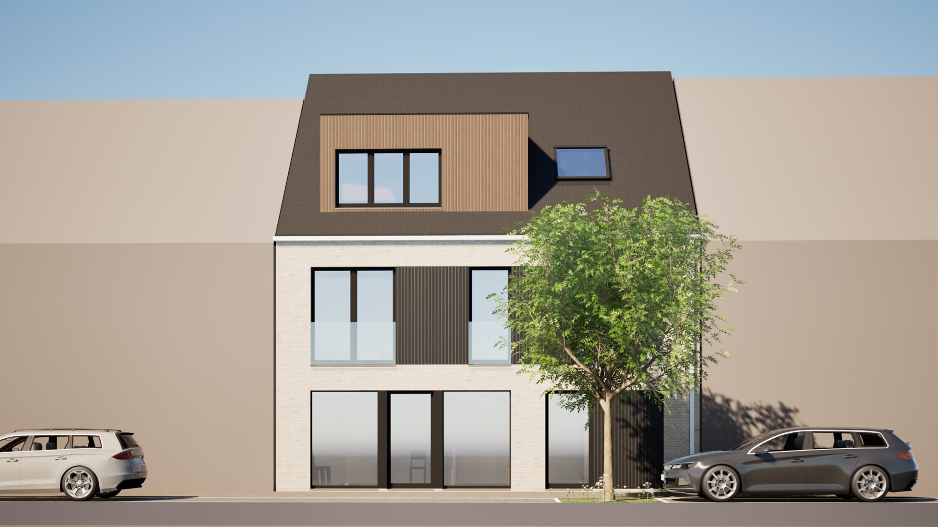 Ruim (104,48 m²) 2-slaapkamer appartement in kleinschalige residentie te Zandvoorde 