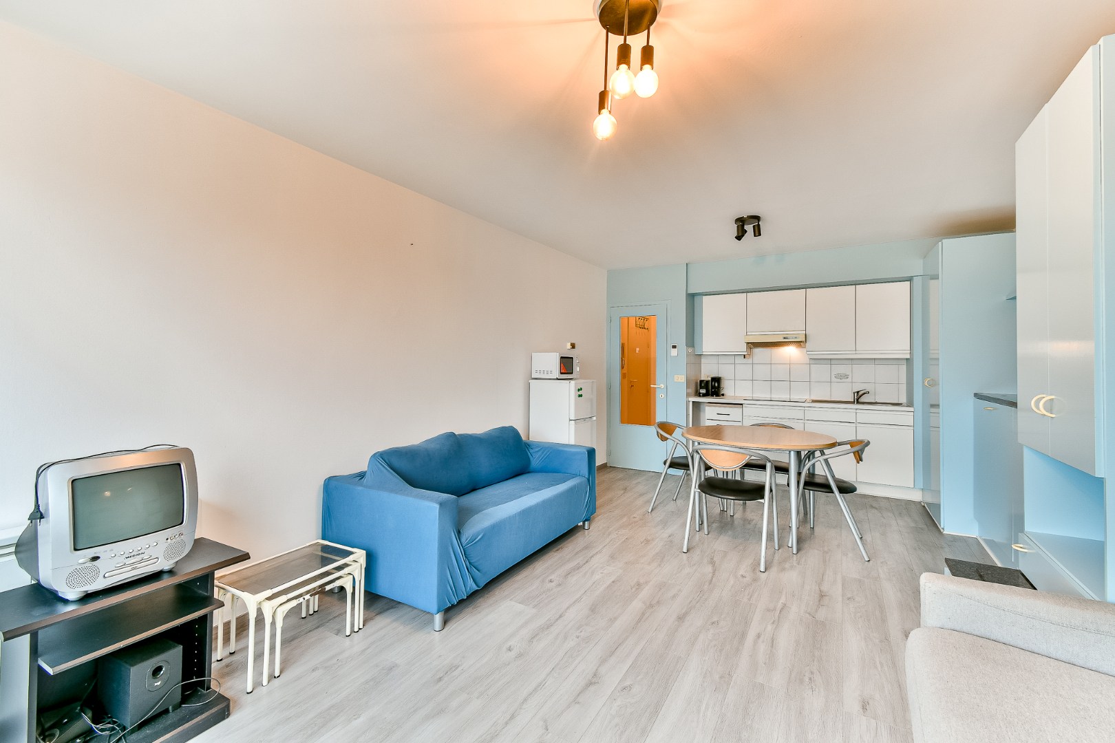 Studio met zongericht balkon in het centrum van Middelkerke 