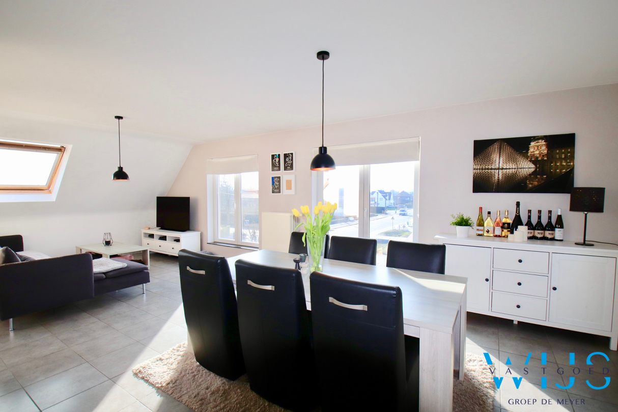 3slaapkamer appartement met leuk dakterras &amp; garage te ERTVELDE / RIEME! 