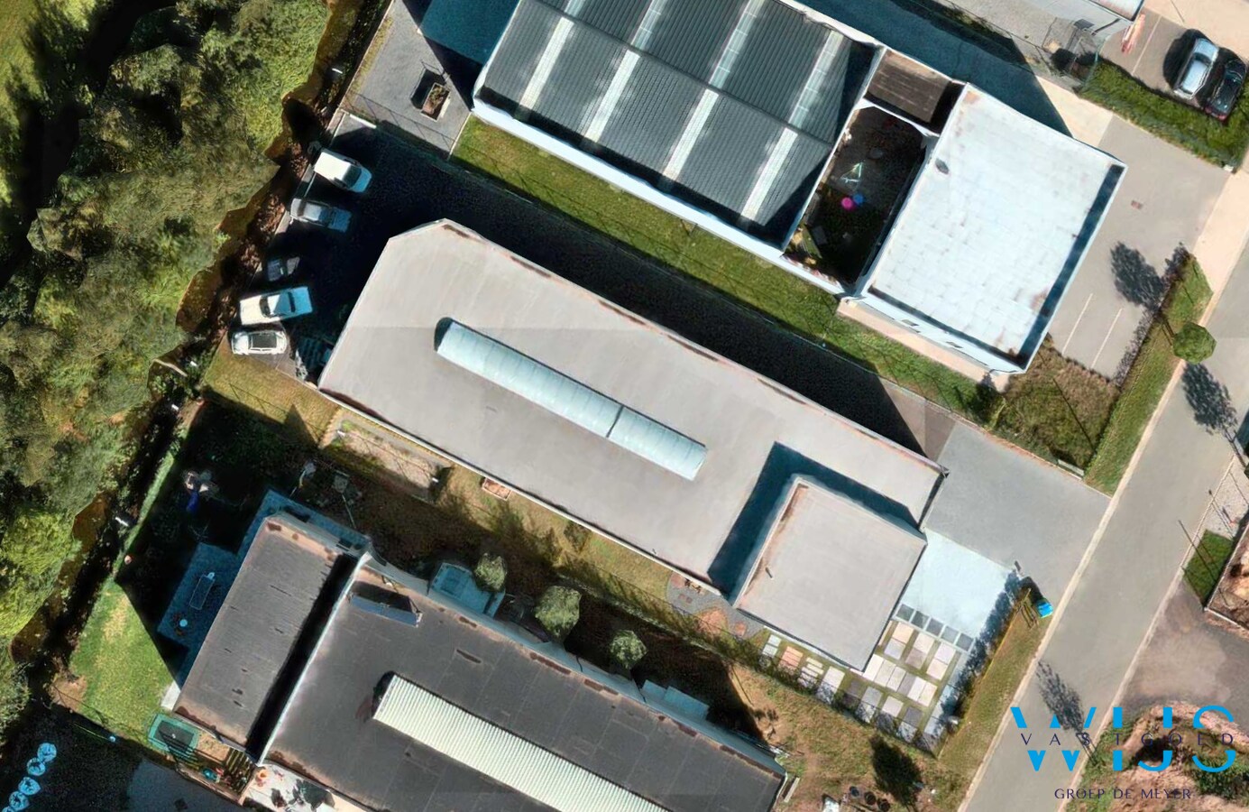 Opslagplaats/ loods te Huur in KMO-zone Akmo II te Assenede 