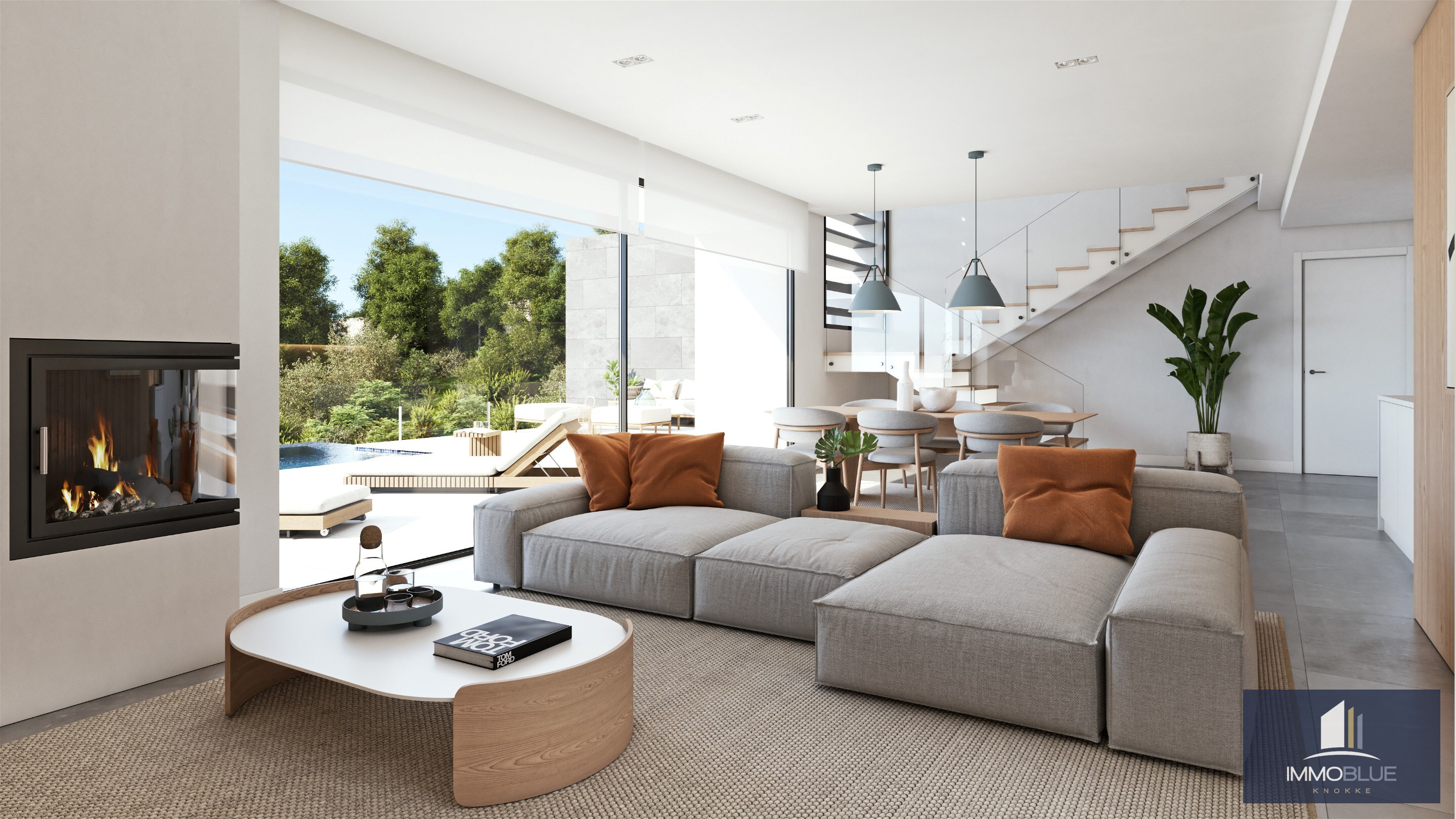 Villa contemporaine avec vue sur mer à Cumbre del Sol. 