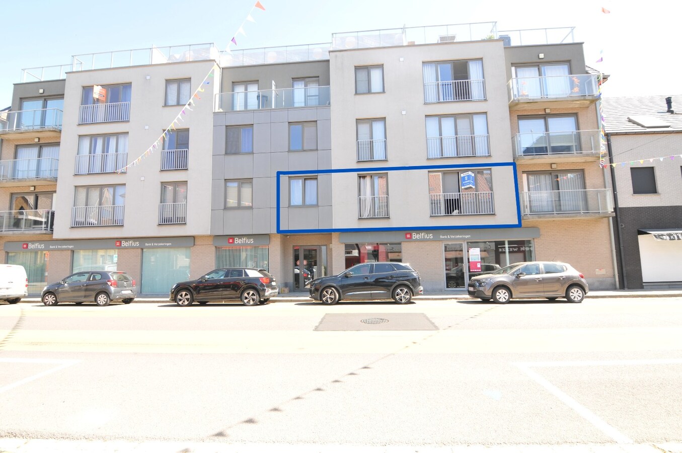 Lichtrijk appartement met garage in centrum Avelgem 