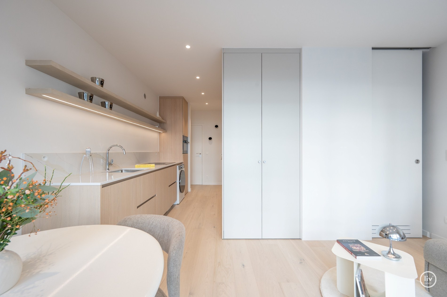 Agréable appartement d'une chambre avec terrasse dans un emplacement de choix sur l'avenue Van Bunnen à Knokke (rénovation 2026) 