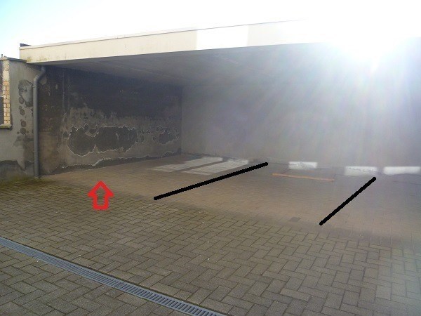 Afgesloten parkeer plaats op wandelafstand van het strand van Zeebrugge 