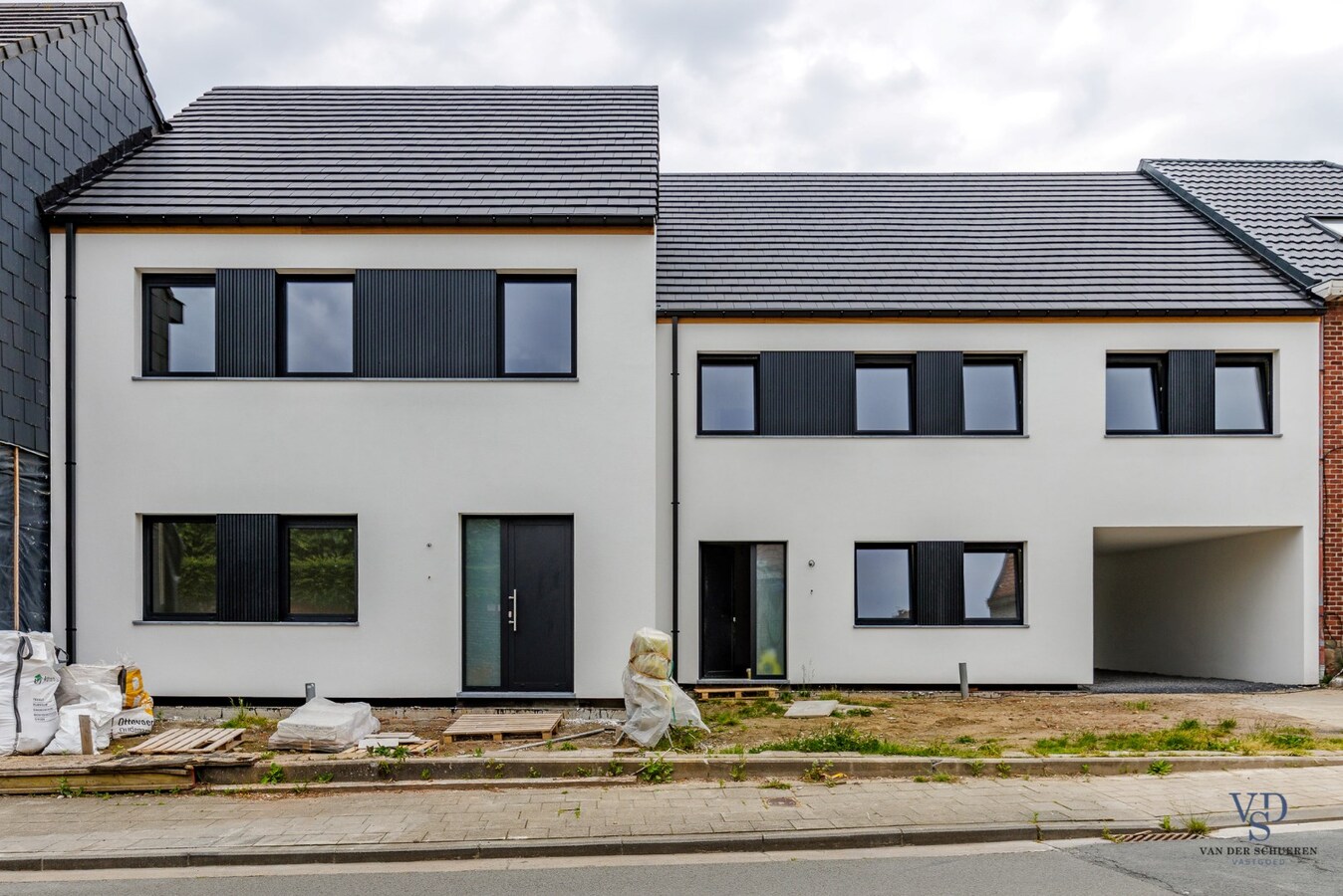 2 nieuwbouwwoningen in hartje Gavere 