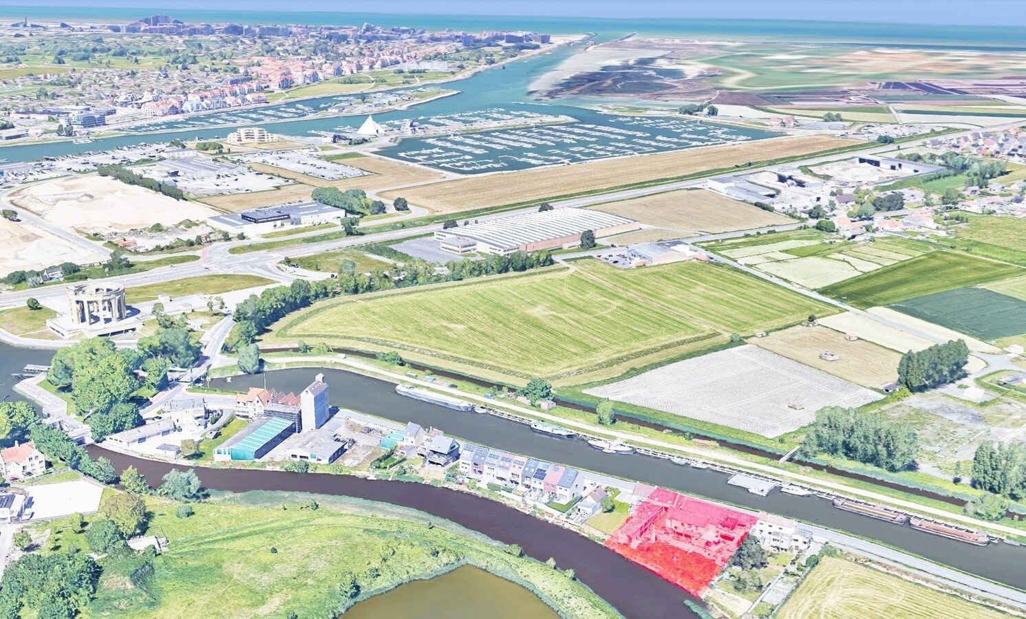 Woonproject “Vaertzicht” te Nieuwpoort – exclusieve ligging langs de Brugsevaart 