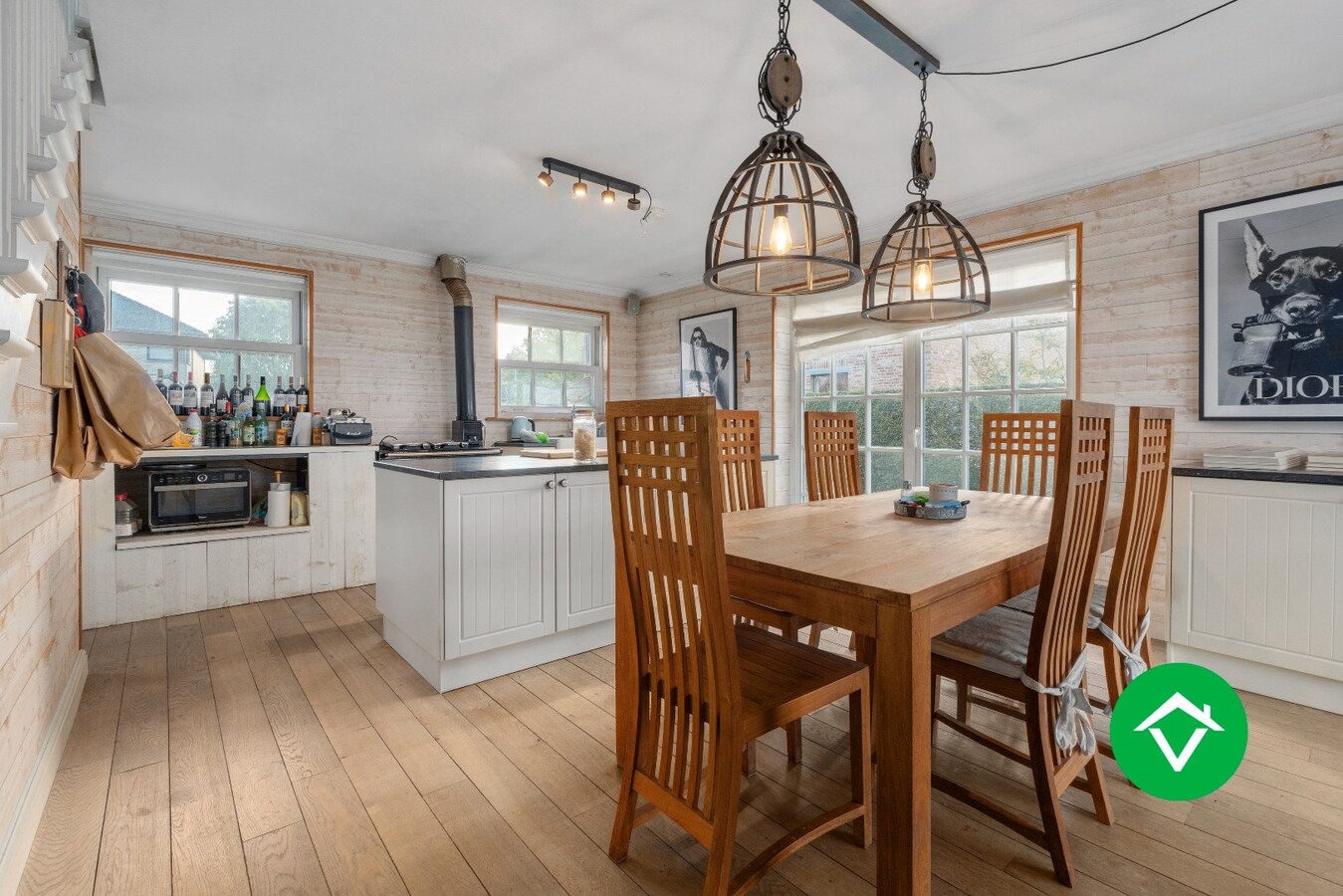 Charmante landelijke woning met drie slaapkamers, ruime garage en prachtig vergezicht te Bovekerke (Koekelare) 