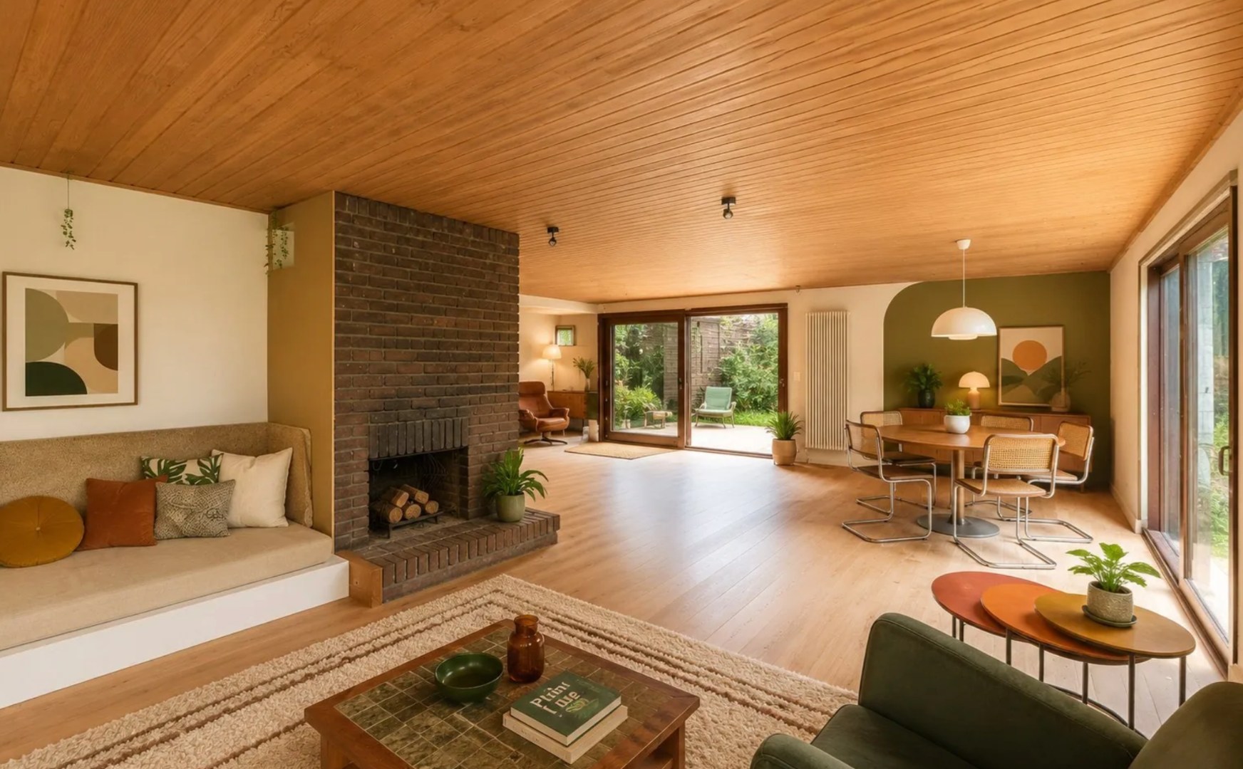 Seventies bungalowvilla met renovatiepotentieel op unieke ligging aan natuurgebied 