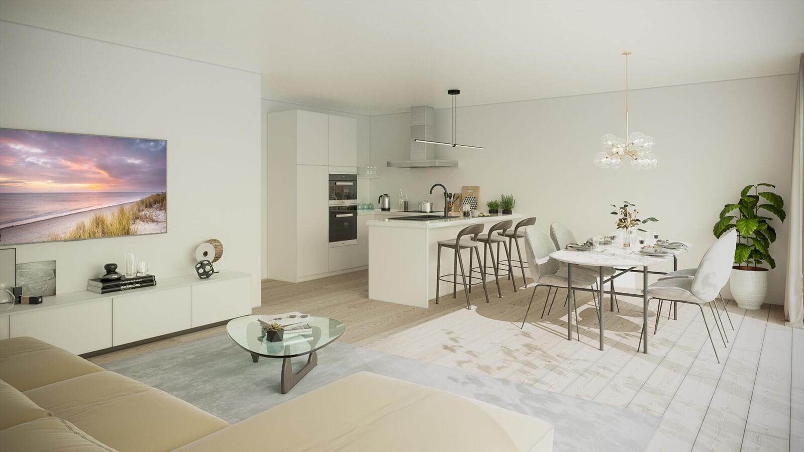 Nieuwbouw benedenwoning met tuin en 2 slaapkamers 