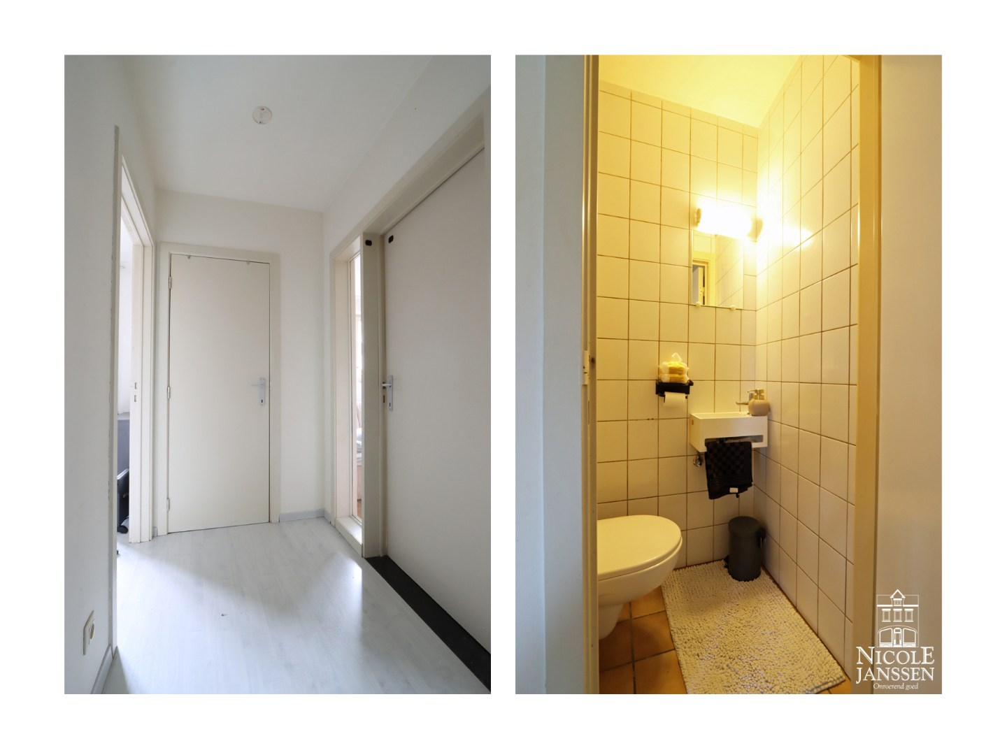 Nachthal met wasplaats/berging en gastentoilet