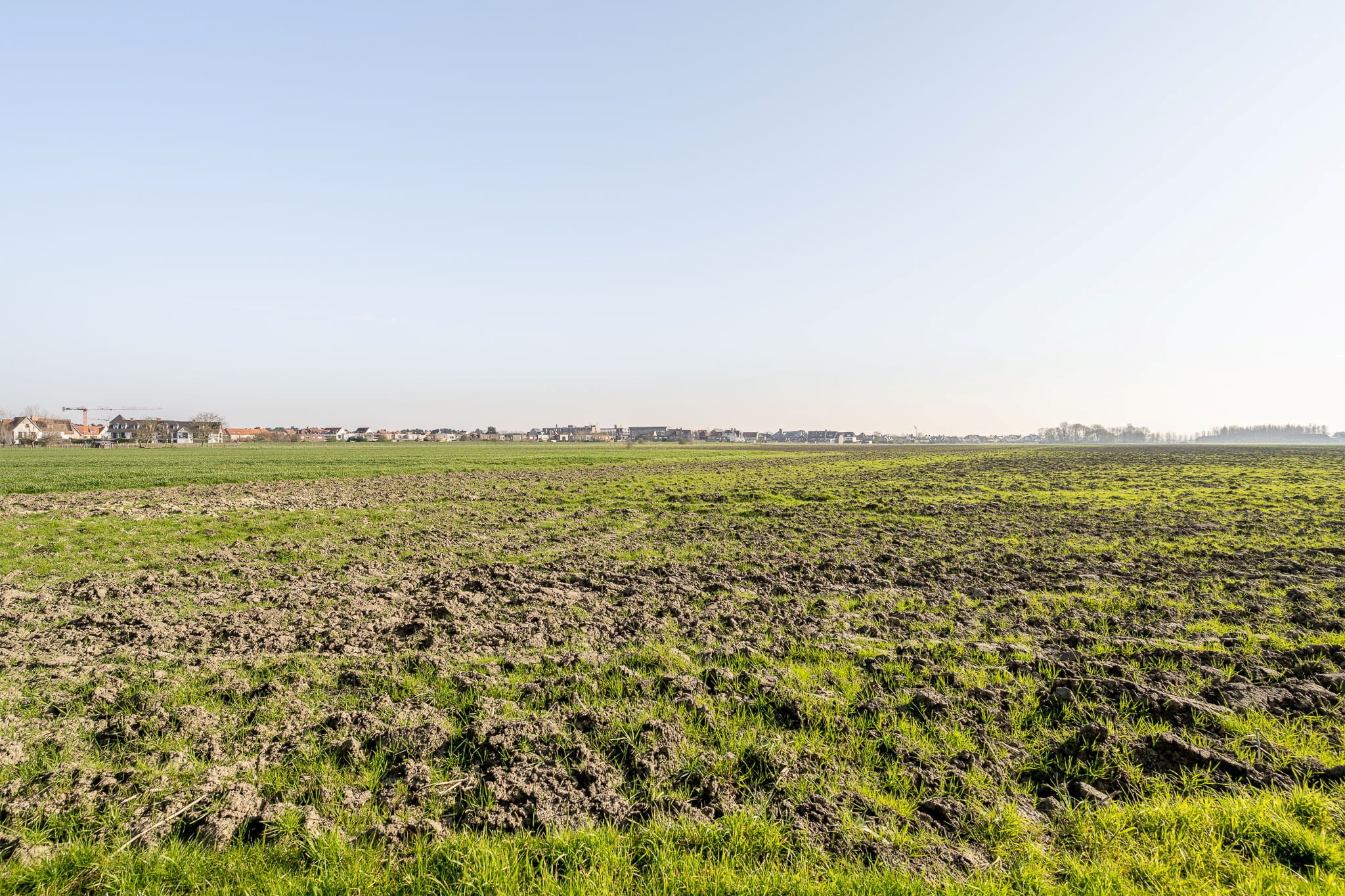 Maison récemment rénovée à vendre avec une vue magnifique sur les polders. 