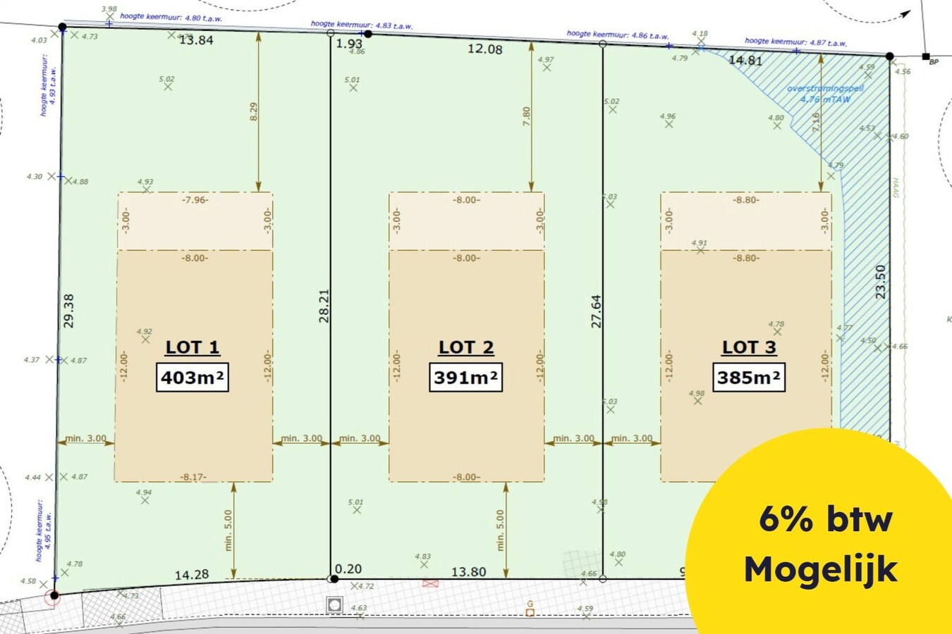 Te koop | Met Optie / reservatie grond - Oudenburg