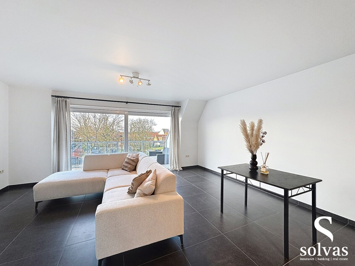 Energiezuinig 1-slaapkamer appartement met garage 