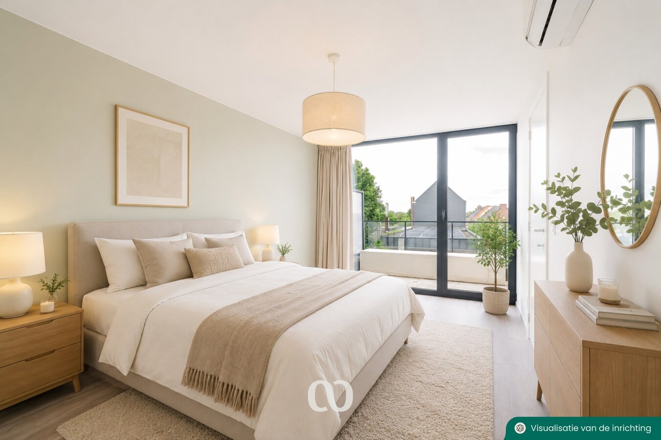 Nieuwbouwappartement met terras, staanplaats en berging in Nederename 