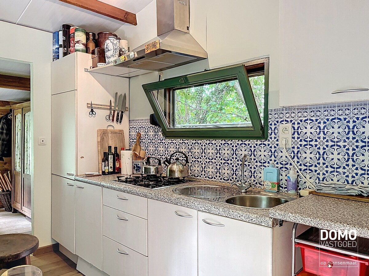 UNIEK DOMEIN MET OFF-GRID VAKANTIEWONING, SCHUUR EN 2 VIJVERS OP 1 HA 41 A 