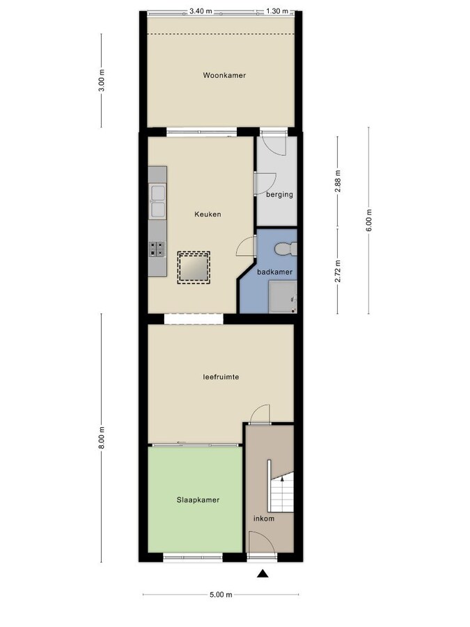 Instapklare rijwoning met acheruitgang te Duffel-Oost 