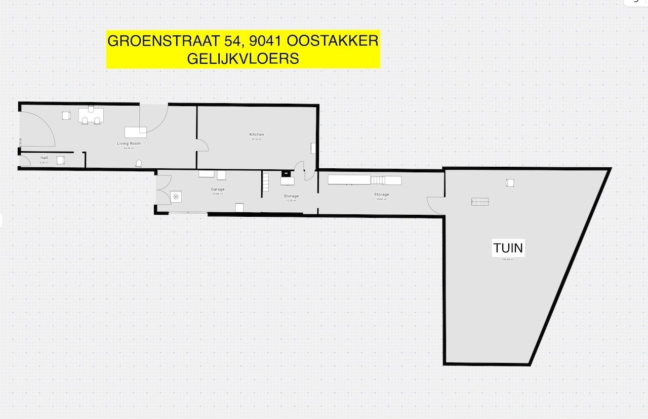 Totaal te renoveren gebouw met garage 