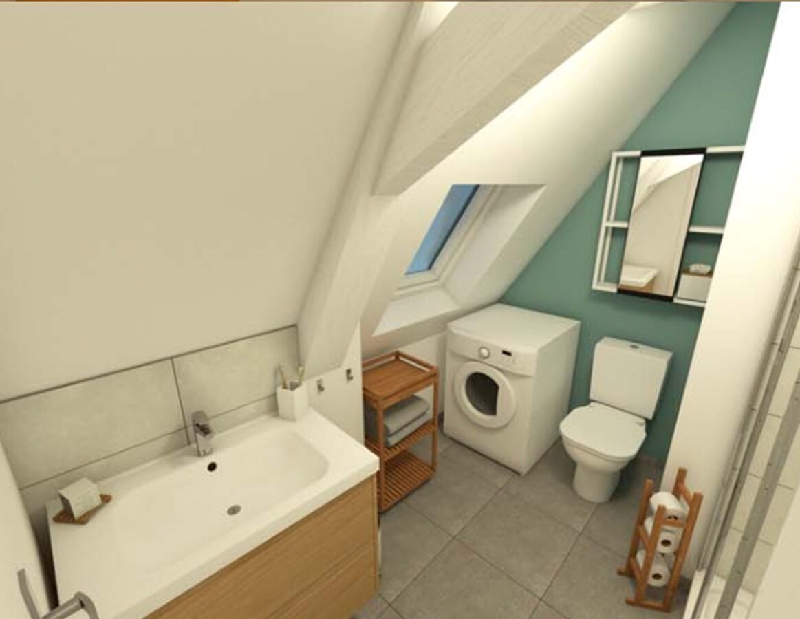 COLOCATION - Duplex avec 2 chambres meublé, rénové et décoré ! 