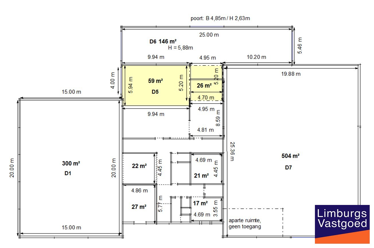 LAREGO - KMO UNIT D1 -  300m² binnen + 600m² buiten - a/d voormalige Carglass Site 