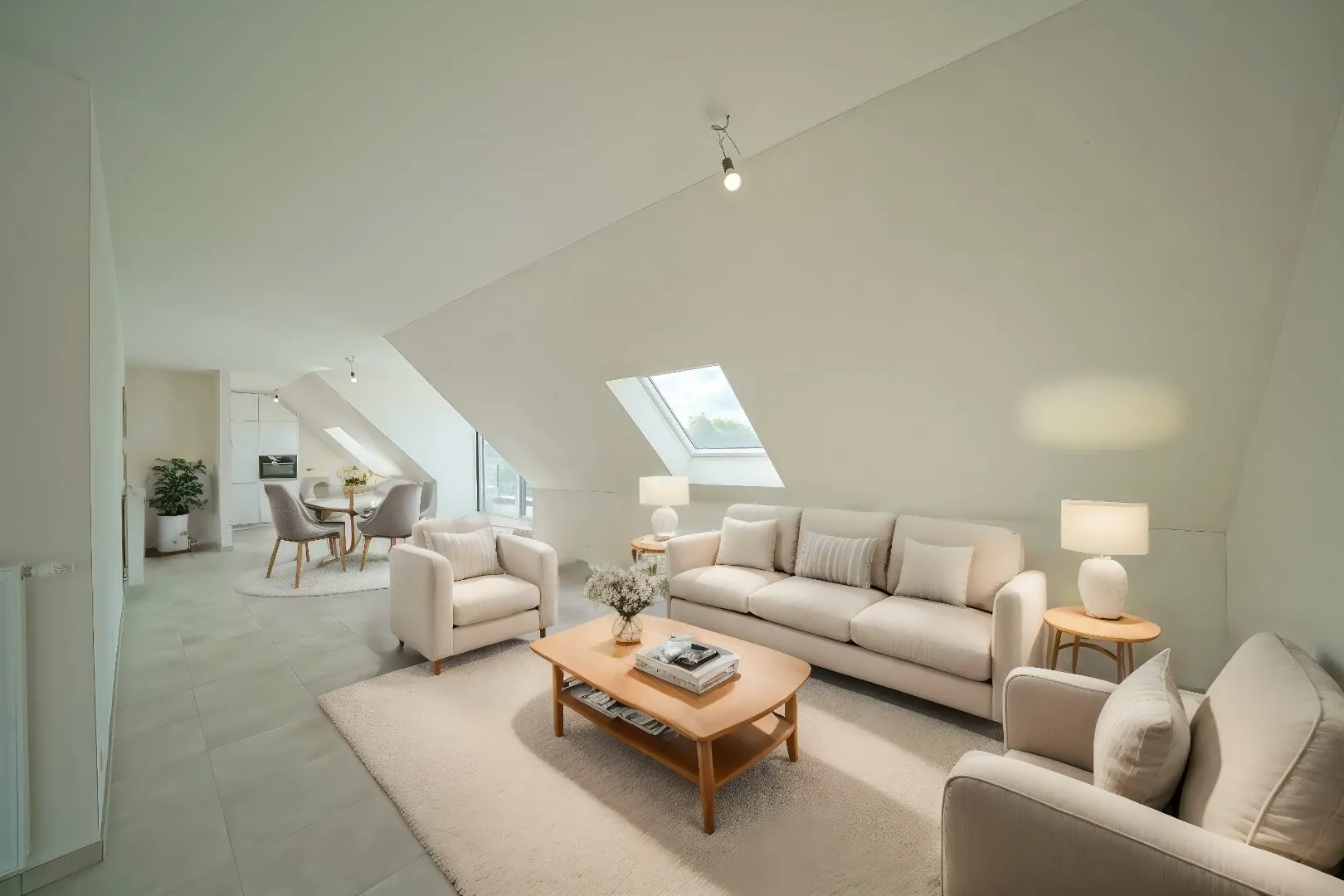 Appartement op de 2e verdieping met 2 slaapkamers en ruim zongericht terras (App 2.02)