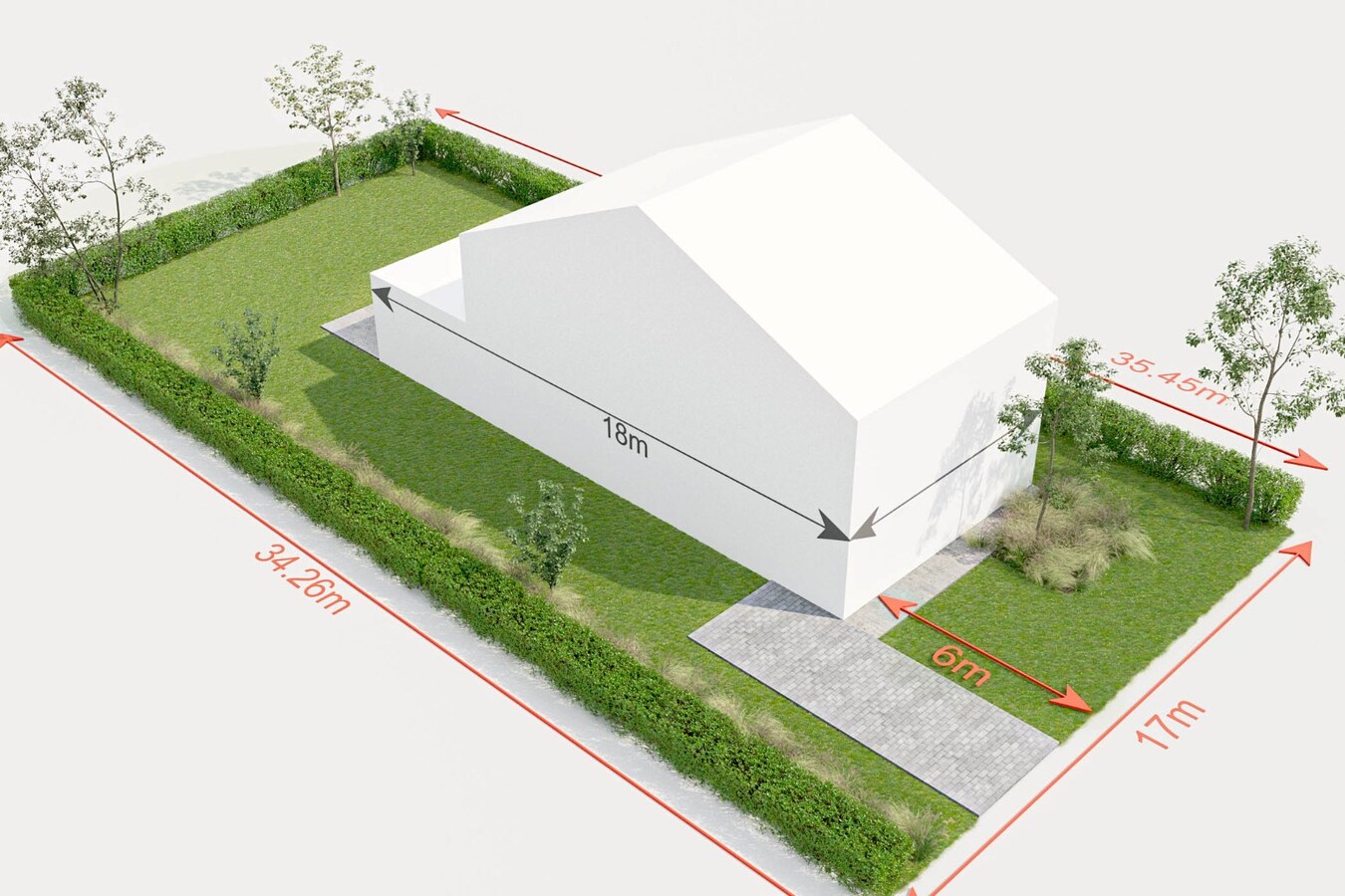 Bouwgrond voor open bebouwing 