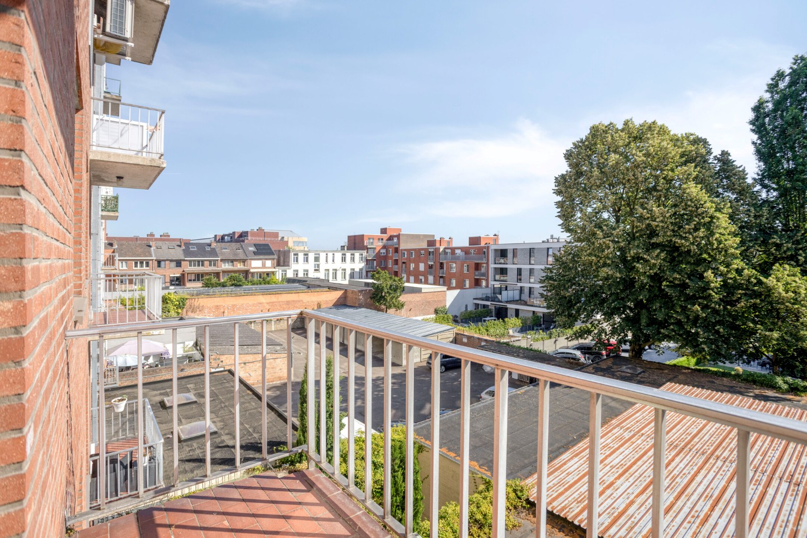 Uitzicht slaapkamer terras