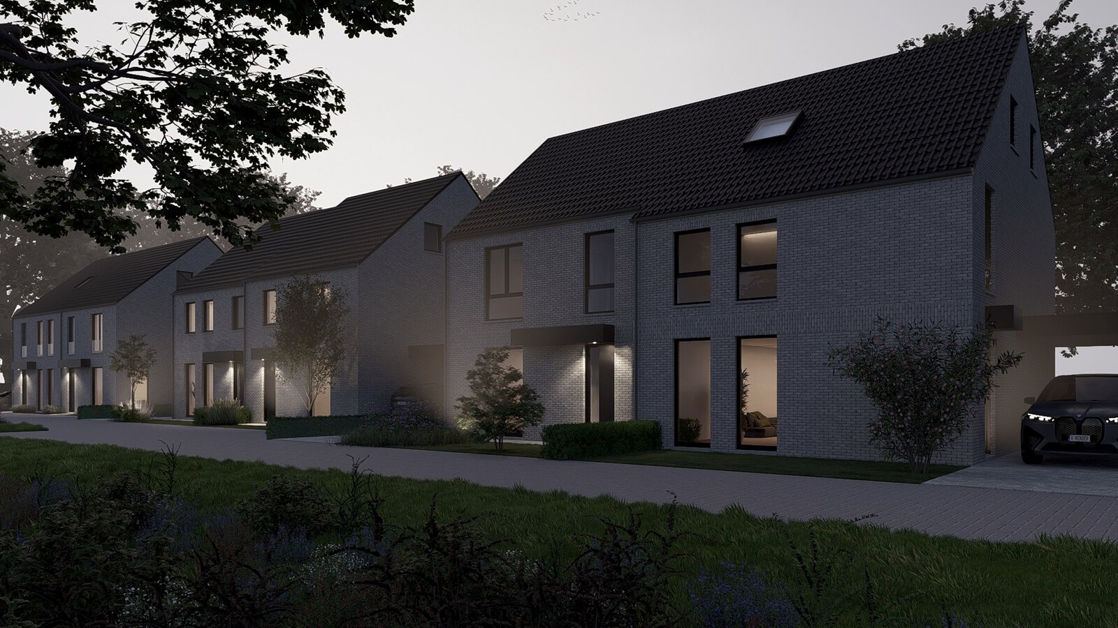 Halfvrijstaande nieuwbouwwoning gelegen op een perceel van 2a69ca op een gunstige locatie nabij de Nederlandse grens! 