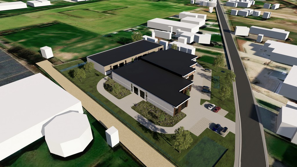 Nieuwbouw magazijnen te koop in Bizzpark Doornzele