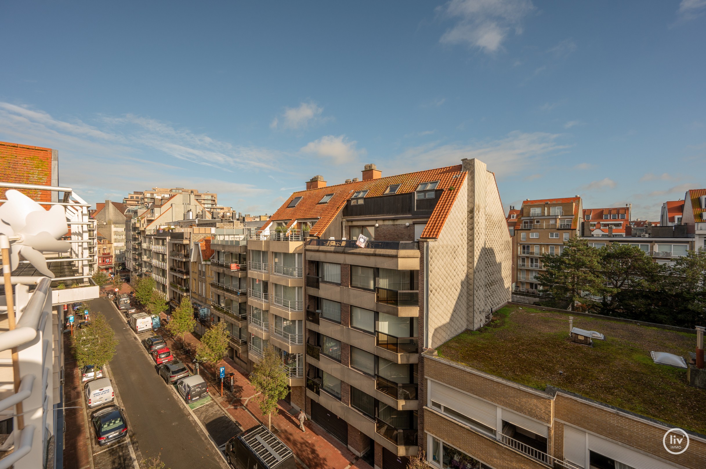 Centraal gelegen triplex-appartement met ruime zonne-terrassen op wandelafstand van de Zeedijk-Albertstrand en Dumortierlaan 