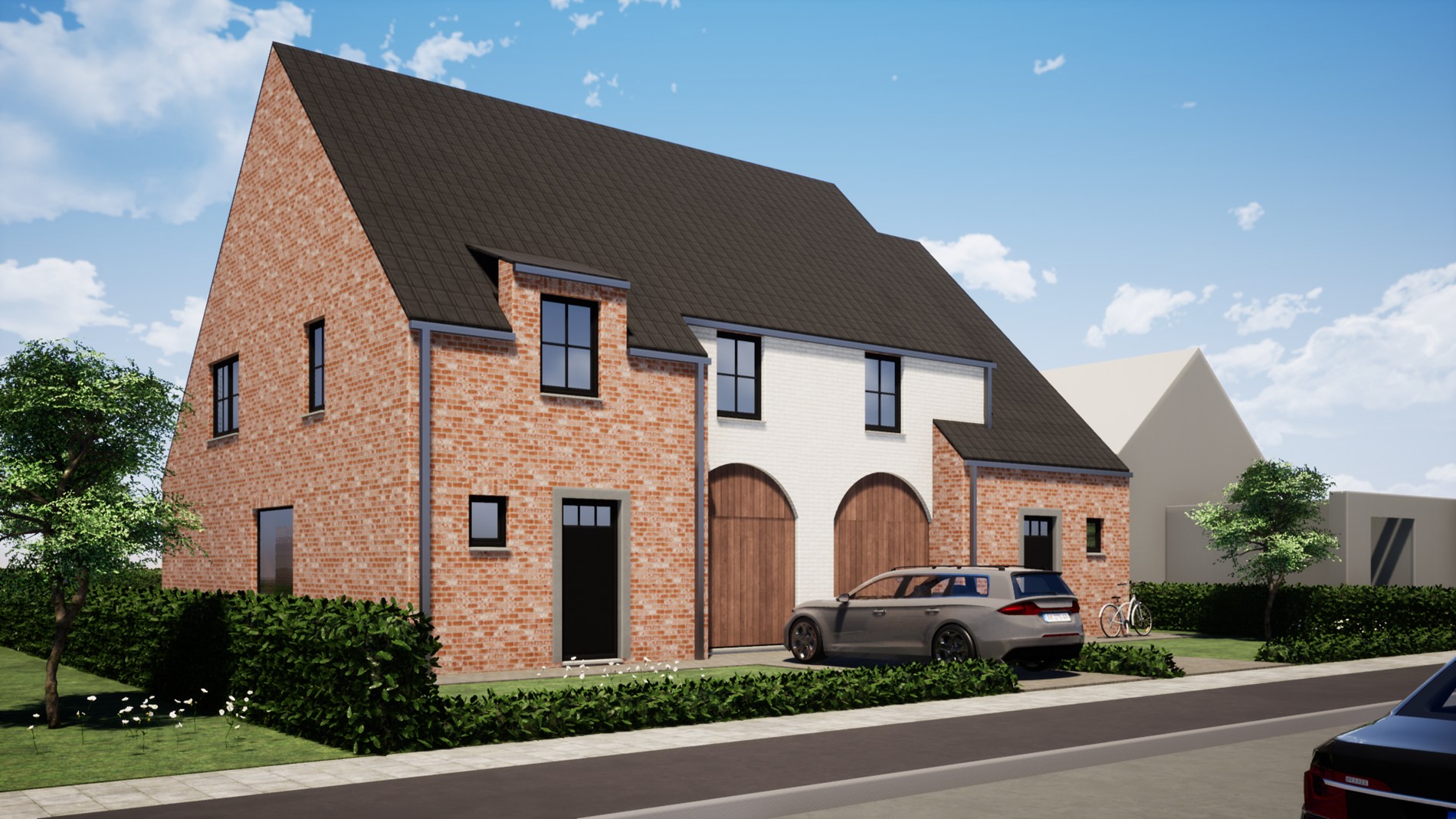 Prachtige halfopen woning met 3 slaapkamers in Koekelare op 512 m² 