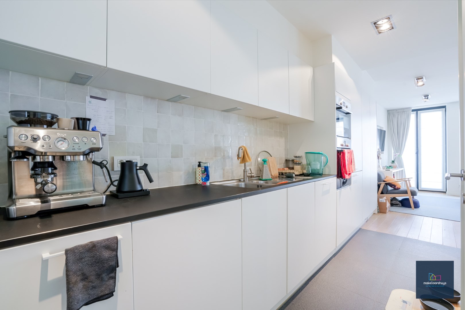 Zeer verzorgd 1-slaapkamerappartement met terrasje  nabij het centrum 