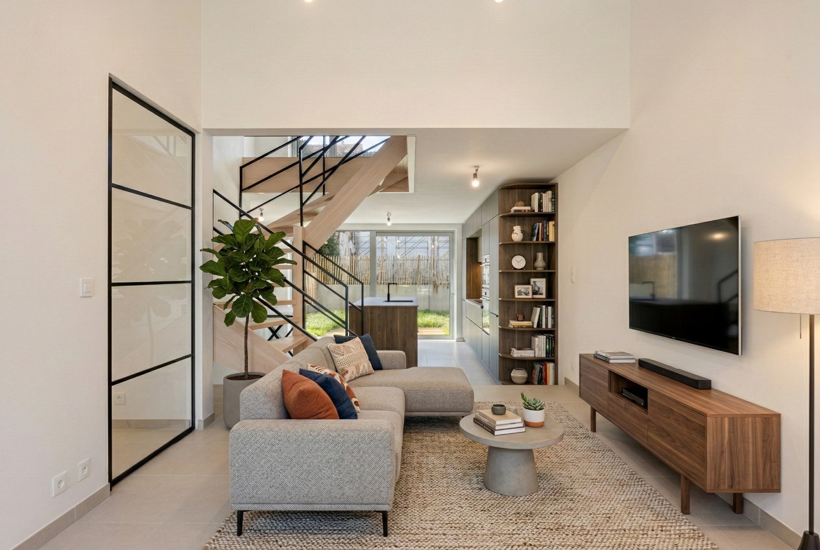 Instapklare woning met zeer goede afwerking, 3 slaapkamers, 3 badkamers, tuin, terras en autostaanplaats in het centrum van Tienen – EPC 27 kWh/m² - bewoonbare opp. 172 m² 