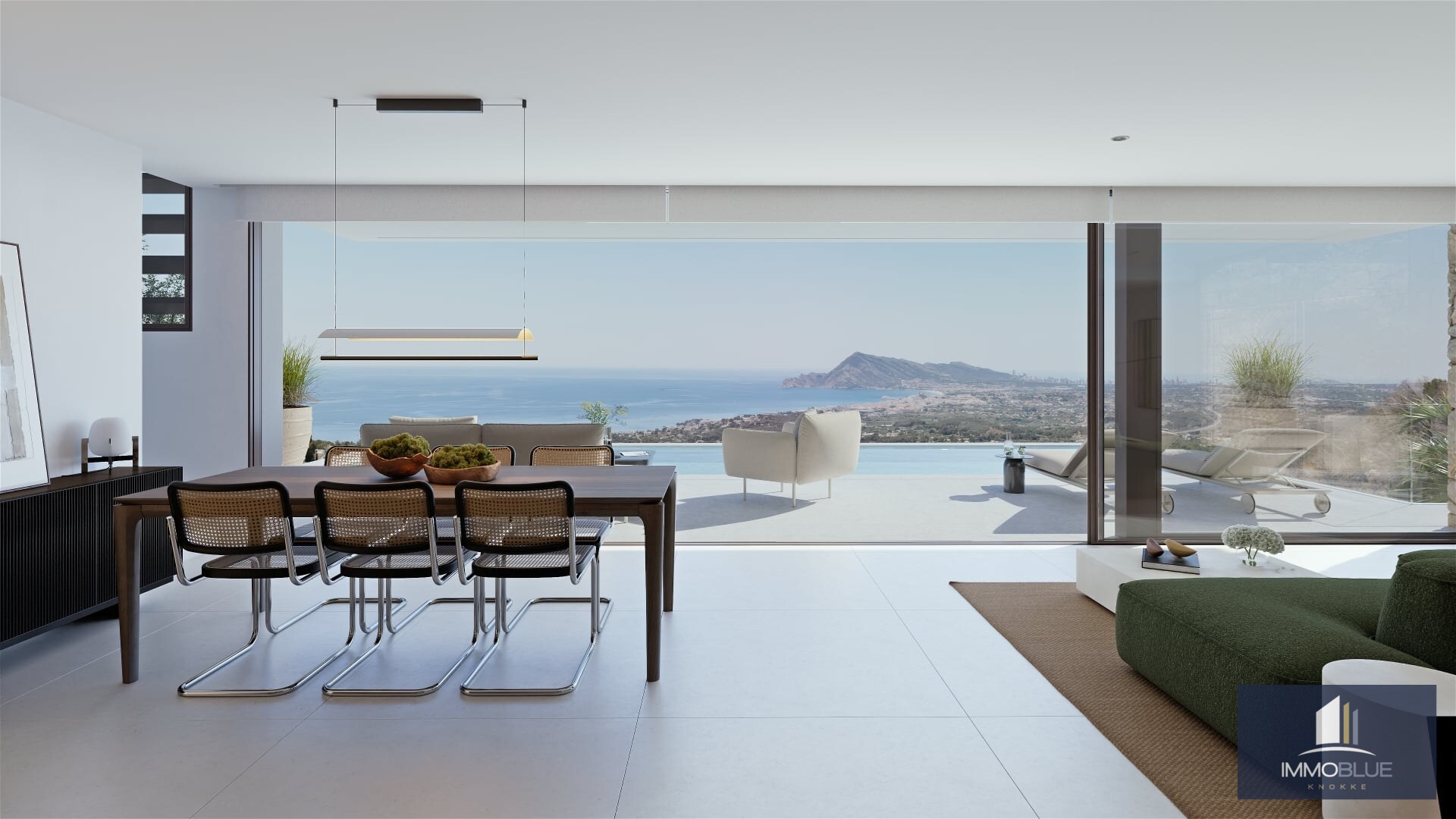 Villa contemporaine avec vue sur la mer à Altea 