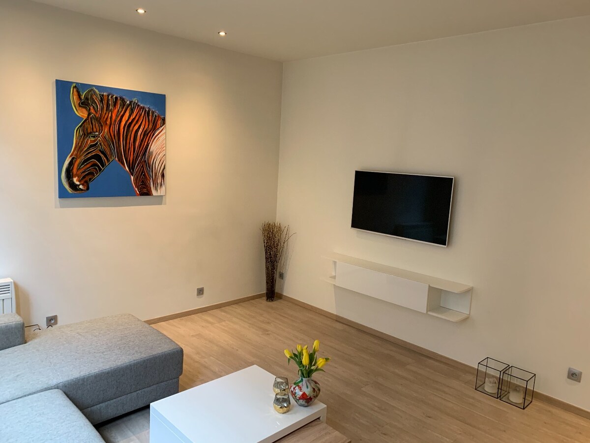 Hedendaags, gelijkvloers appartement in het centrum van Maaseik! 
