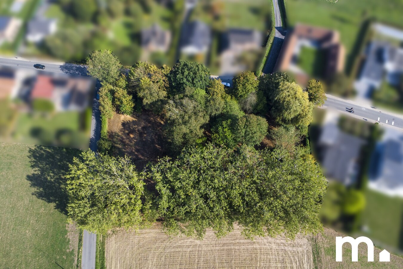 Exclusief bouwperceel (5305 m2 ) met panoramisch verzicht op toplocatie in Kortrijk ! 