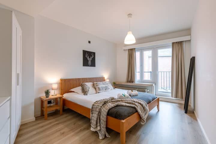 Ruim appartement  met 2 slpks en garage in Gent 