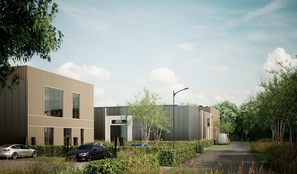 Nieuwbouw loodsen ter reservatie in project Heultje Westerlo