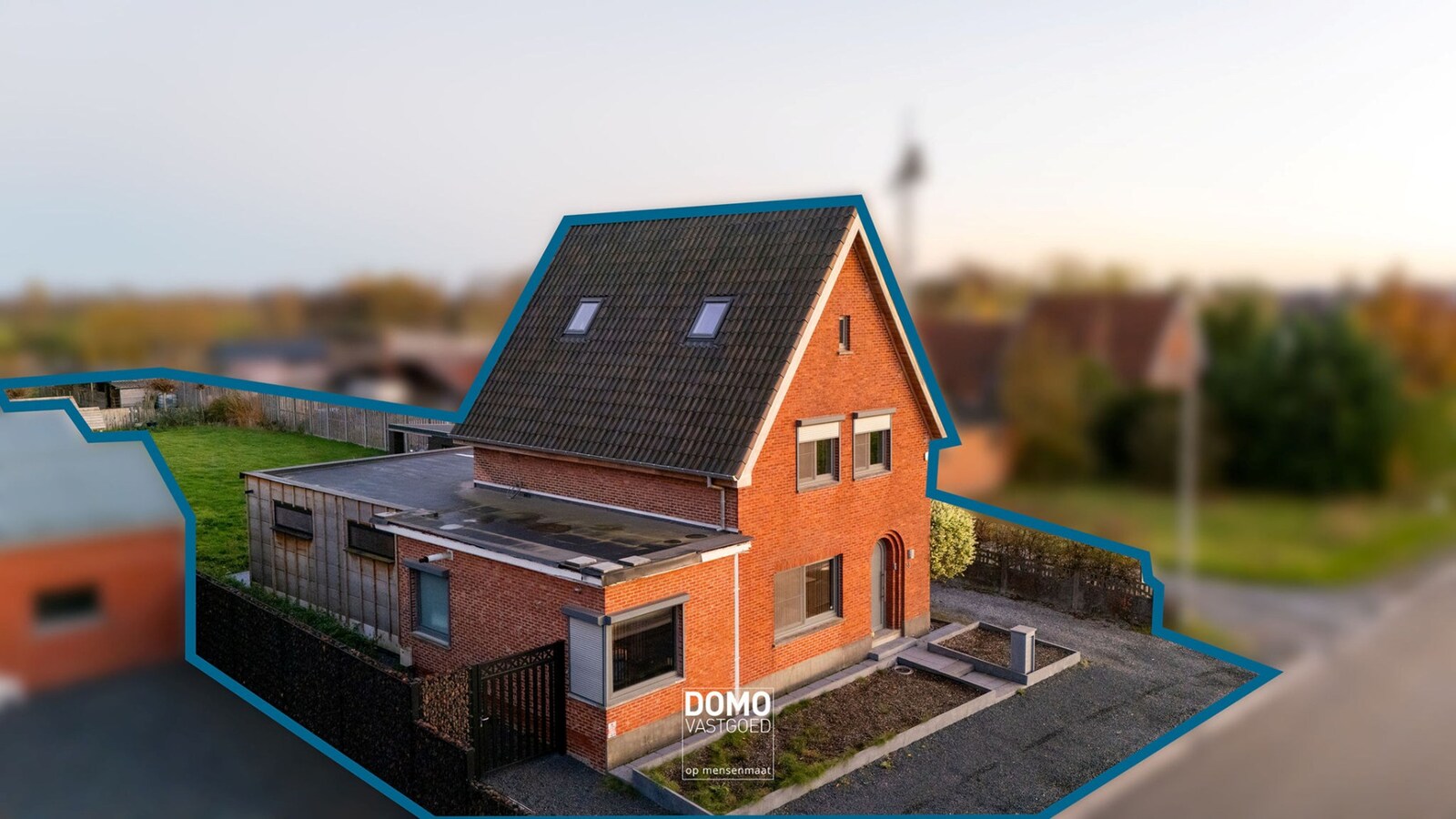 RUSTIG GELEGEN WONING MET 2 (TOT 3) SLAAPKAMERS EN GROTE TUIN OP EEN PERCEEL VAN 19A36CA TE HERK-DE-STAD 