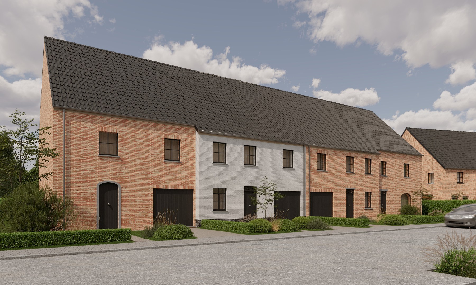 Unieke residentiële verkaveling in het centrum van Gistel 