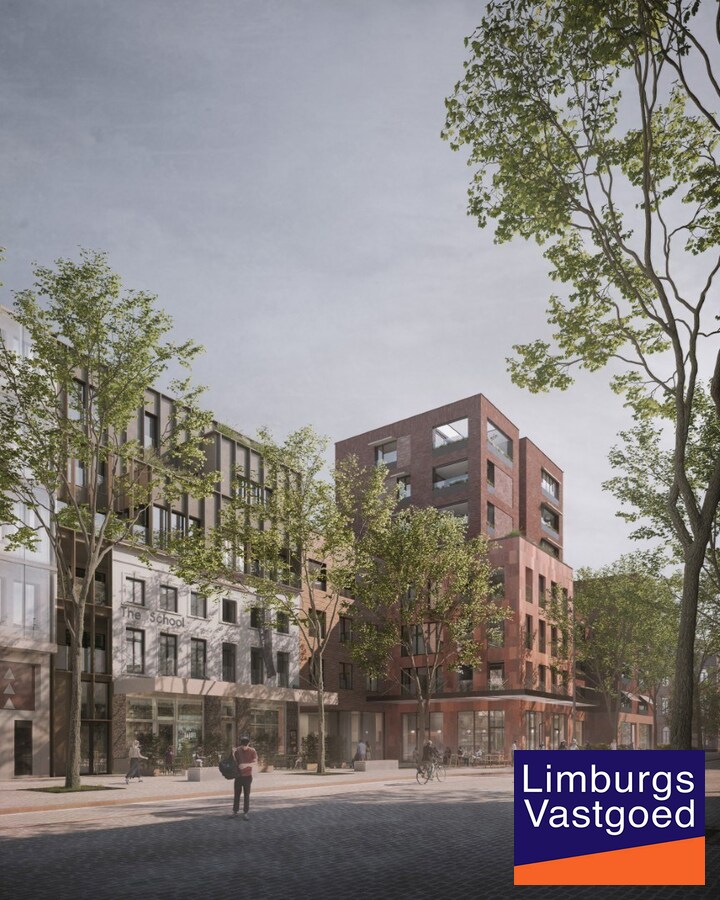 APPARTEMENT F1.04 met 2 terrassen terras, 53m², 1 slaapkamer - Res. B'HIVE ondergrondse staanplaats en bering inbegrepen. 